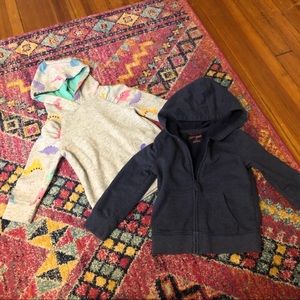 Cat & Jack lightweight hooded sweaters